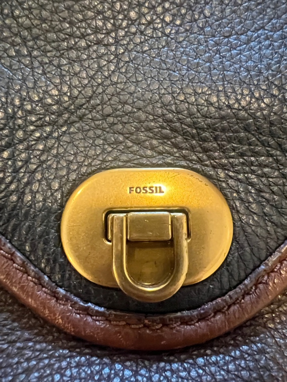 Fossil Heritage Top Handle Leather Crossbody Bag - Picture 6 of 7